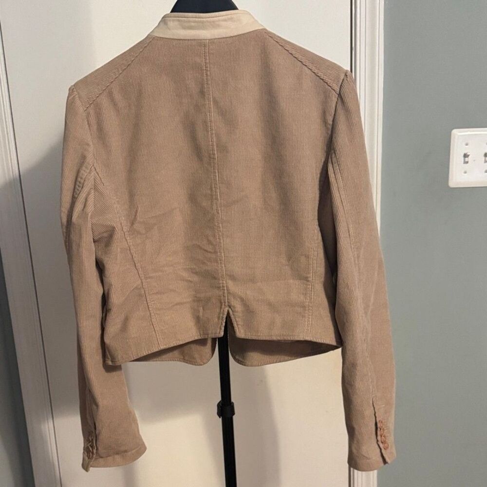 Vintage See By Chloe Beige Blazer with Button Accents - Picture 4 of 6